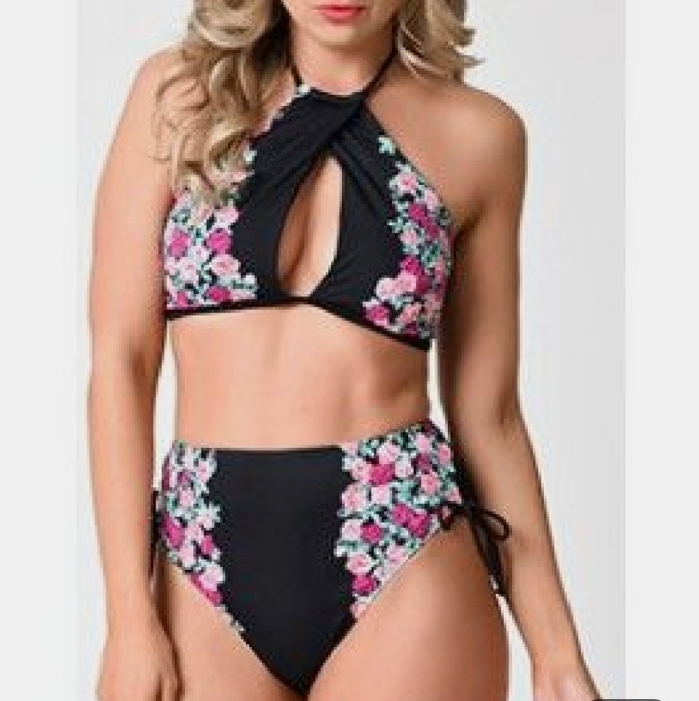 Betsey Johnson ballerina rose bikini